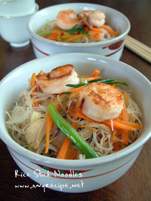How To Make Rice Stick Noodles Chinese Rice Stick Noodle Recipe